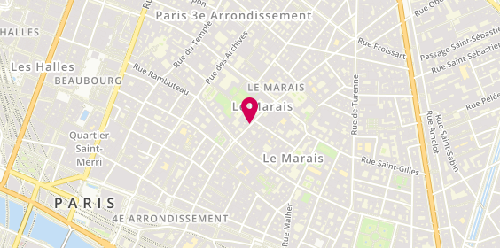 Plan de Faguo, 81 Rue Vieille du Temple, 75003 Paris
