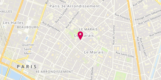 Plan de MI-MAI Paris - Marais, 83 Rue Vieille du Temple, 75003 Paris