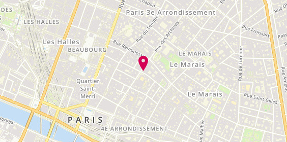 Plan de J.M Weston, 46 Rue des Archives, 75004 Paris