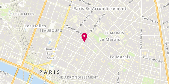 Plan de La Compagnie des Hommes, 48 Rue des Archives, 75004 Paris