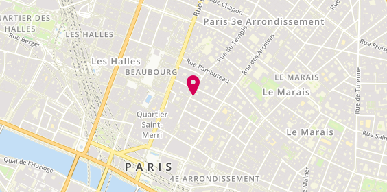 Plan de Maison Fanli, 36 Rue du Temple, 75004 Paris