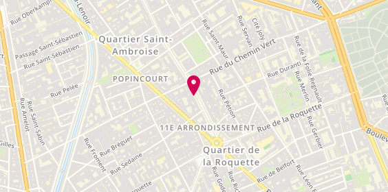 Plan de 4 Star, 11 Avenue Parmentier, 75011 Paris