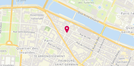 Plan de Berteil, 7 Rue de Solferino, 75007 Paris