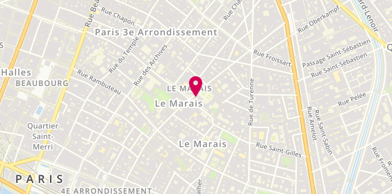 Plan de Axel Arigato, 86 Rue Vieille du Temple, 75003 Paris