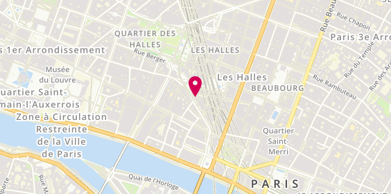 Plan de Onitsuka Tiger Paris, 22 Rue des Halles, 75001 Paris