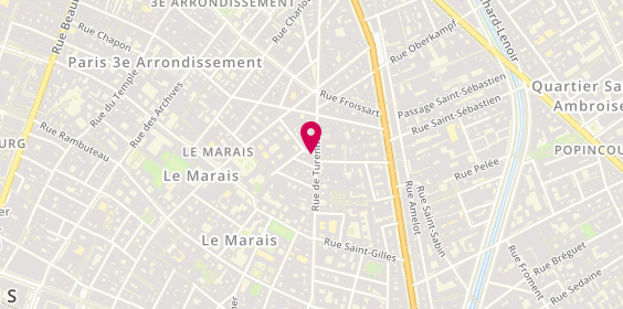 Plan de Miista, 83 Rue de Turenne, 75003 Paris
