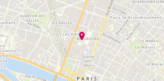 Plan de Camper Pompidou Paris, 4 Rue Aubry le Boucher, 75004 Paris
