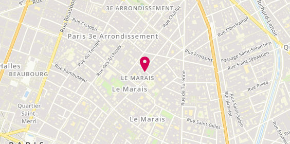 Plan de Black Shop, 7 Rue Perche, 75003 Paris