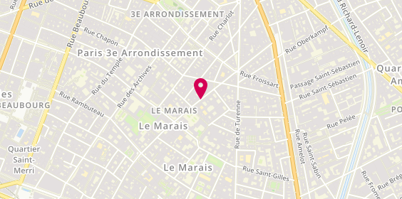 Plan de Ba&Sh, 106 Rue Vieille du Temple, 75003 Paris