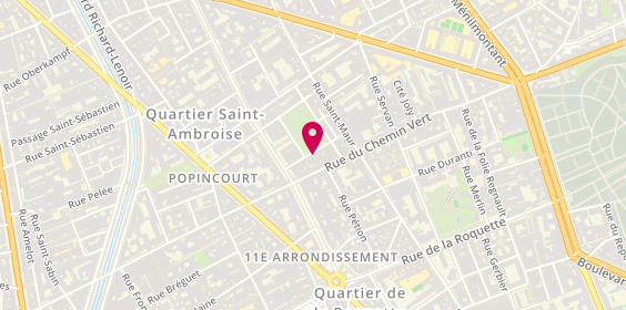 Plan de Carole Bigielman, 12 Rue Rochebrune, 75011 Paris