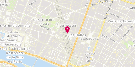 Plan de Pimkie Mag 40, Centre Commercial Les Halles 1 Rue Pierre Lescot, 75001 Paris