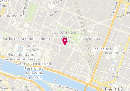 Plan de Bleu de Paname Boutique, 68 Rue Saint-Honoré, 75001 Paris