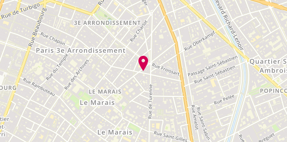 Plan de Comptoir des Cotonniers, 124 Rue Vieille du Temple, 75003 Paris
