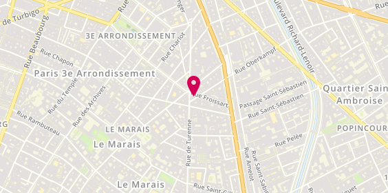 Plan de Harmony Paris, 1 Rue Commines, 75003 Paris