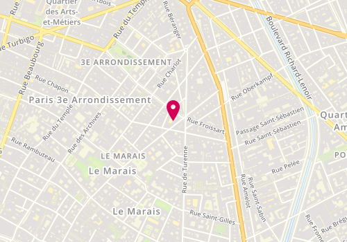 Plan de Elevation Store, 135 Rue Vieille du Temple, 75003 Paris