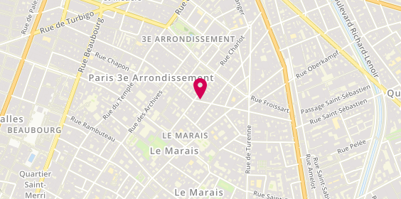Plan de Nrvrex, 42 Rue de Poitou, 75003 Paris
