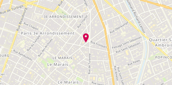 Plan de Le Slip Français Paris 3 - le Temple du Slip: Vêtements et Sous-Vêtements, 137 Rue Vieille du Temple, 75003 Paris
