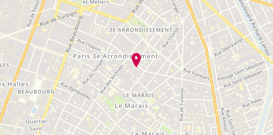Plan de See Fan, 11 Rue Pastourelle, 75003 Paris