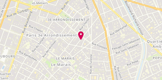 Plan de Azteca, 26 Rue de Saintonge, 75003 Paris