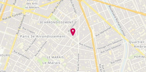 Plan de National Standard, 38 Rue de Saintonge, 75003 Paris