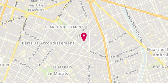 Plan de Pretty Box, 46 Rue de Saintonge, 75003 Paris