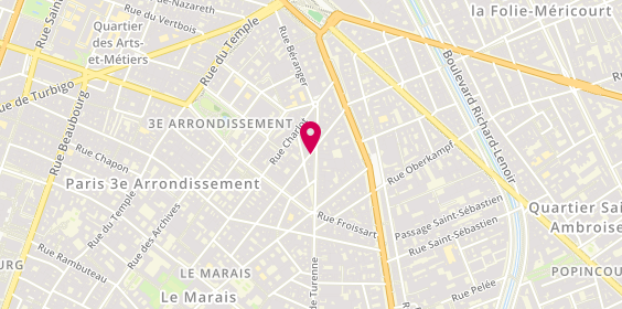 Plan de Edouard de Seine, 119 Rue de Turenne, 75003 Paris