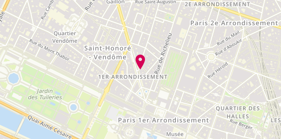Plan de Mephisto - Gabor, 12 avenue de l'Opéra, 75001 Paris