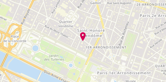Plan de Cosmoparis, 211 Rue Saint-Honoré, 75001 Paris