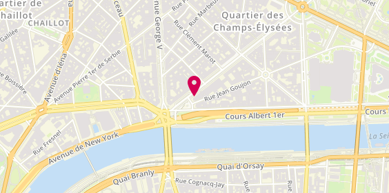 Plan de Armani, 2 Avenue Montaigne, 75008 Paris
