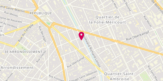 Plan de Go Sport, 117 boulevard Richard Lenoir, 75011 Paris