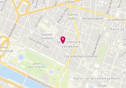 Plan de Heschung, 8 Rue du Marché Saint-Honoré, 75001 Paris