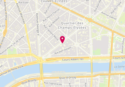 Plan de Louis Vuitton, 22 avenue Montaigne, 75008 Paris