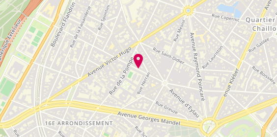Plan de Sap'62, 106 Rue de Longchamp, 75116 Paris