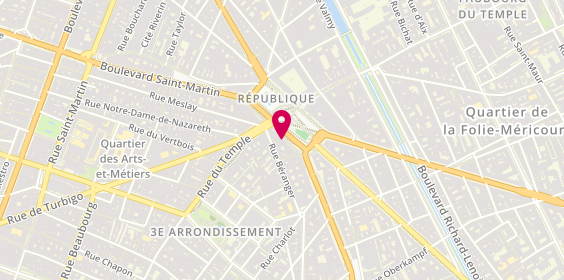 Plan de Celio, 11 place de la République, 75003 Paris