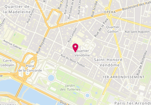 Plan de Yves Salomon, 245 Rue Saint-Honoré, 75001 Paris