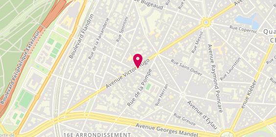 Plan de Isabel Marant, 151 avenue Victor Hugo, 75016 Paris