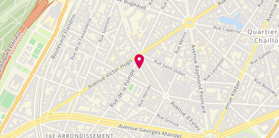 Plan de Café Coton, 15 Rue Gustave Courbet, 75016 Paris
