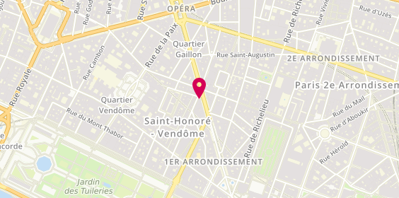 Plan de MEPHISTO, 29 avenue de l'Opéra, 75001 Paris