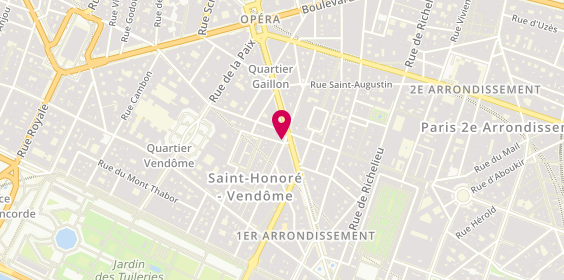 Plan de Jonak, 31 avenue de l'Opéra, 75002 Paris