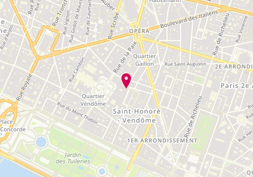 Plan de François Najar, 31 place du Marché Saint-Honoré, 75001 Paris