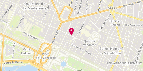 Plan de Hervé Chapelier, 390 Rue Saint-Honoré, 75001 Paris