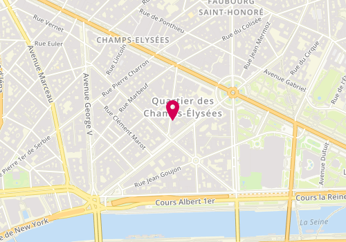 Plan de Maison Ullens, 4 Rue de Marignan, 75008 Paris