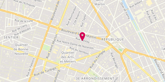 Plan de Jean Cariel, 35 Rue Meslay, 75003 Paris