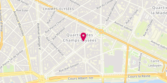 Plan de Fendi, 51 avenue Montaigne, 75008 Paris