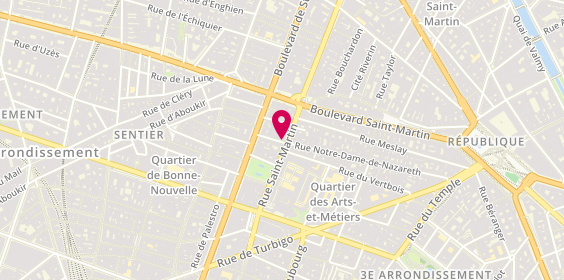 Plan de Jacques et Demeter, 78 Rue Notre Dame de Nazareth, 75003 Paris