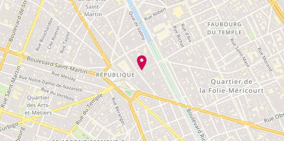 Plan de Saga des Marques, 14 Rue du Faubourg du Temple, 75011 Paris