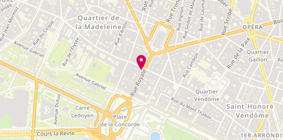 Plan de Bonpoint, 15 Rue Royale, 75008 Paris