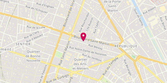 Plan de A.K.R Trading, 46 Rue Meslay, 75003 Paris