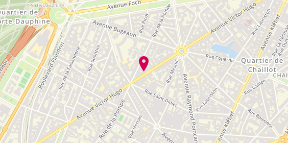 Plan de Ikks, 110 avenue Victor Hugo, 75016 Paris