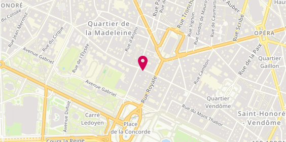 Plan de Berluti, 9 Rue du Faubourg Saint-Honoré, 75008 Paris